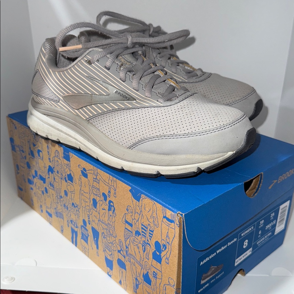 Brooks Addiction Walker Walking/Running Shoes Women's Size 8 Extra Wide/2E